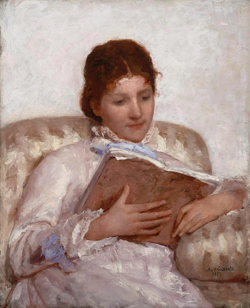 Mary Cassatt - 101, La lettura, Crystal Bridges Museum of American Art
